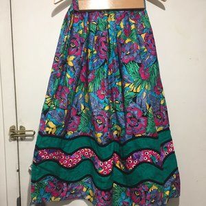 VINTAGE SUTTLES & SEAWINDS MAXI SKIRTS SIZE 26